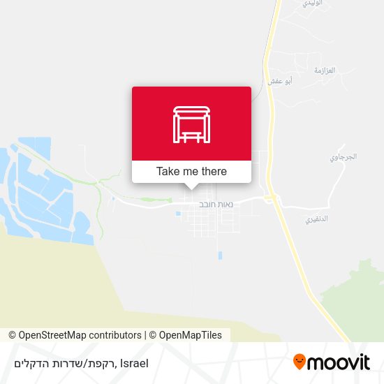 רקפת/שדרות הדקלים map