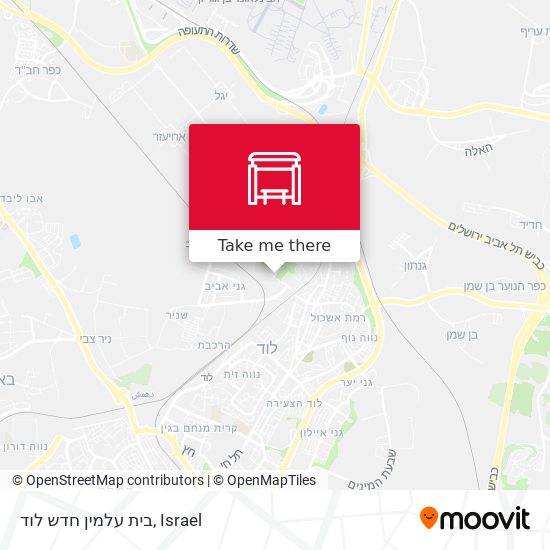 בית עלמין חדש לוד map