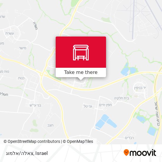 צאלה/אלמוג map