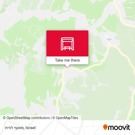 Карта מסעף לוזית