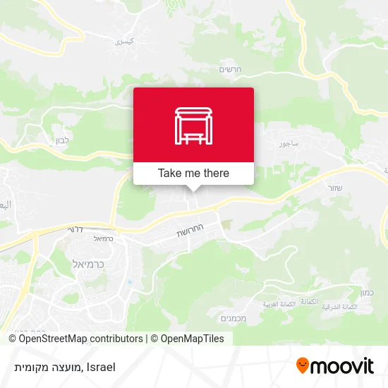 Карта מועצה מקומית