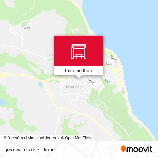 רקפת/שד. אלנטאון map