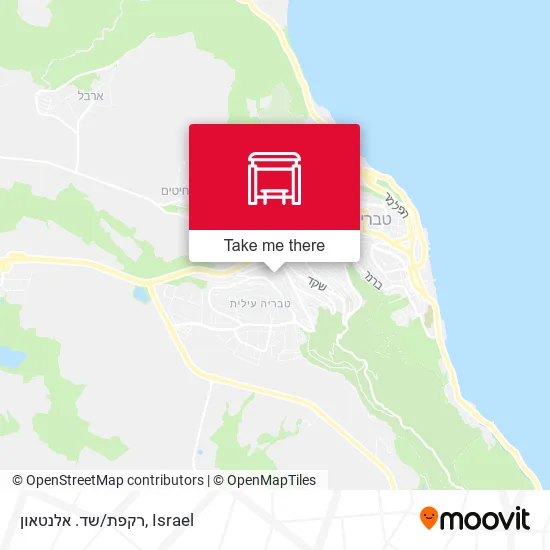 Карта רקפת/שד. אלנטאון