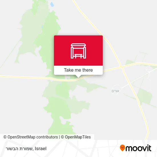 Карта שמורת הבשור
