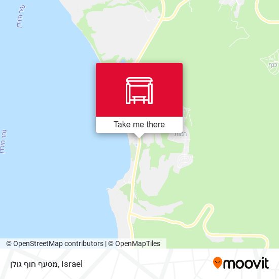 Карта מסעף חוף גולן