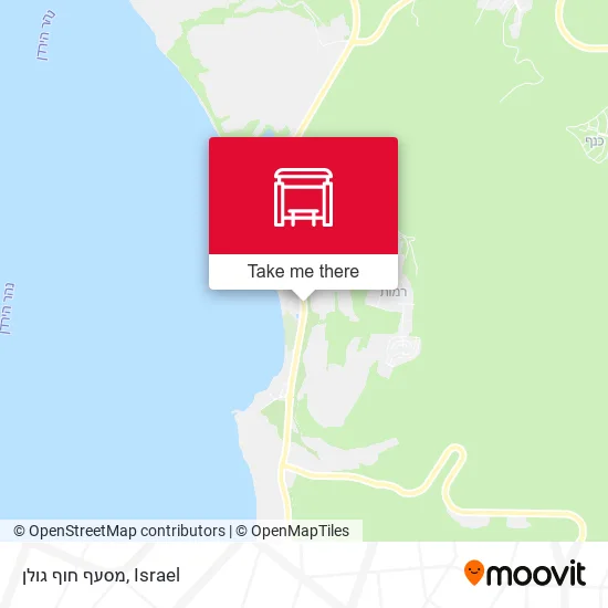 Карта מסעף חוף גולן
