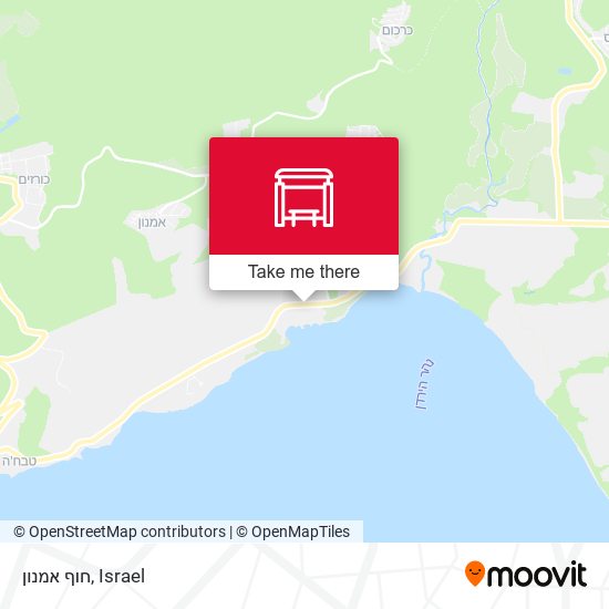 Карта חוף אמנון