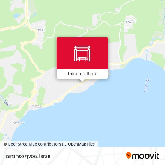 מסעף כפר נחום map