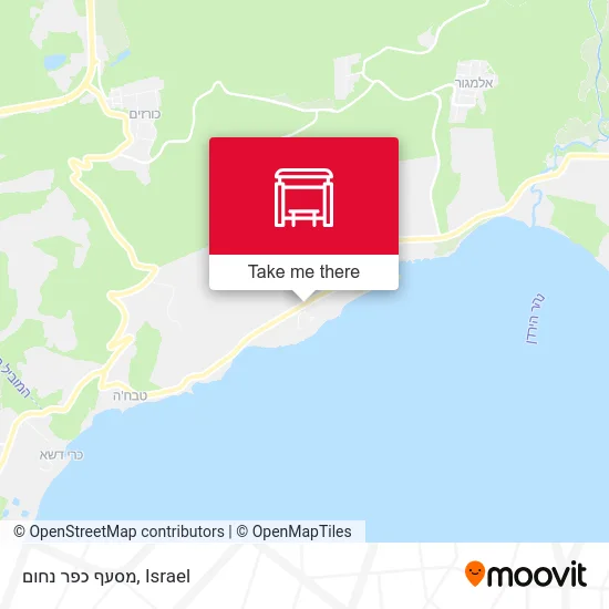 Карта מסעף כפר נחום