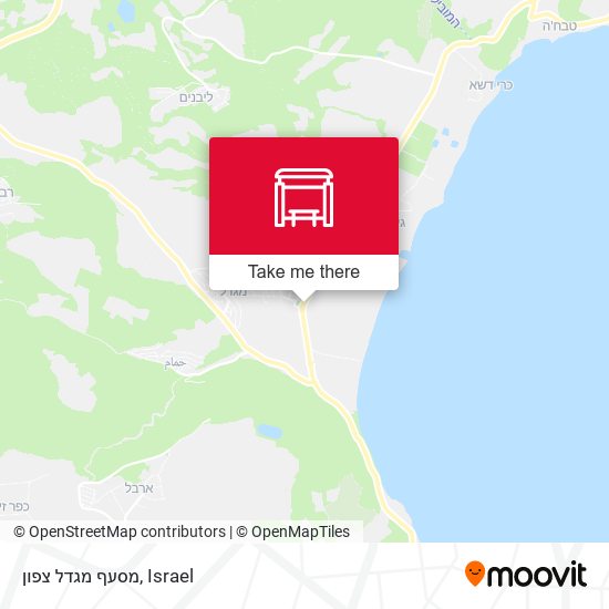 מסעף מגדל צפון map