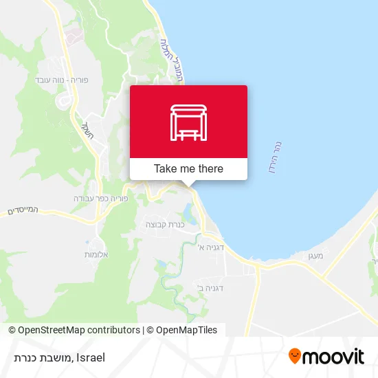 Карта מושבת כנרת