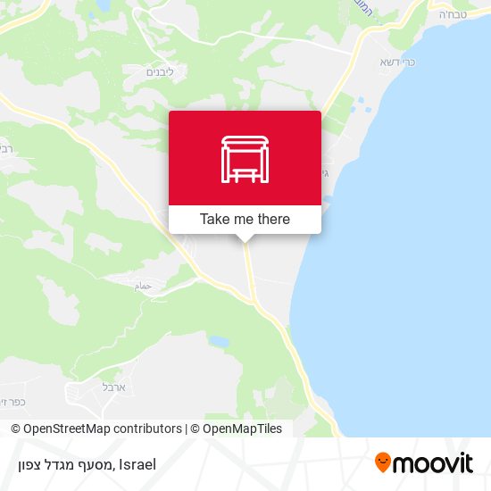 מסעף מגדל צפון map