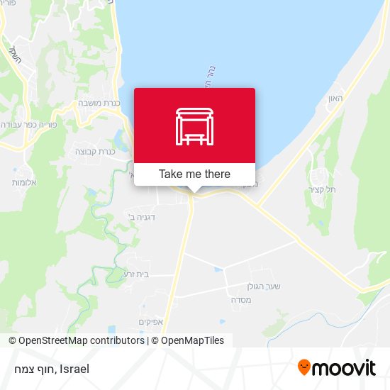 חוף צמח map