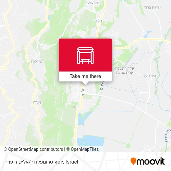 Карта יוסף טרומפלדור/אליעזר פרי