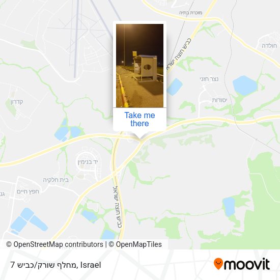 מחלף שורק/כביש 7 map