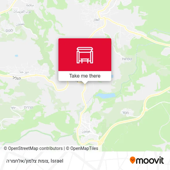 Карта צומת צלמון/אלחמרה