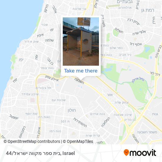 בית ספר מקווה ישראל/44 map