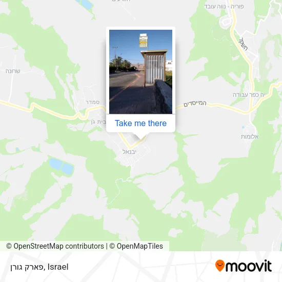 פארק גורן map