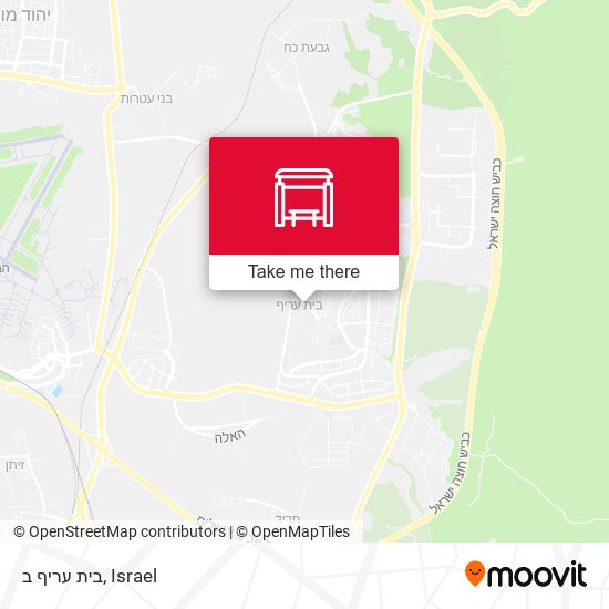 בית עריף ב map