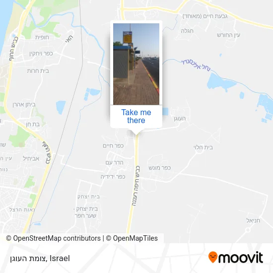 Карта צומת העוגן