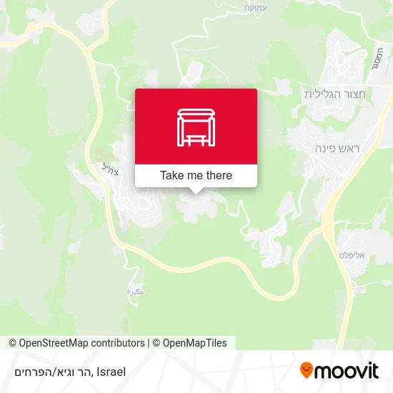 Карта הר וגיא/הפרחים