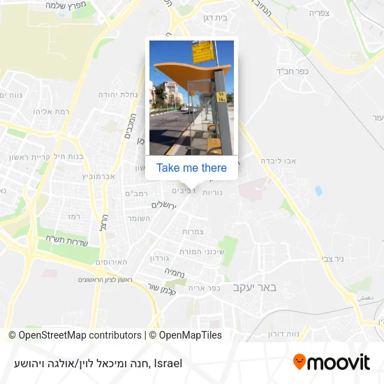 Карта חנה ומיכאל לוין/אולגה ויהושע