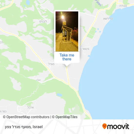 Карта מסעף מגדל צפון