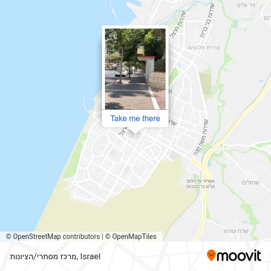 Карта מרכז מסחרי/הציונות