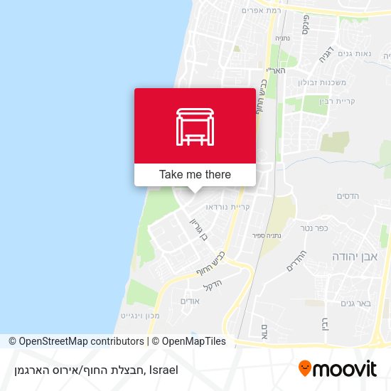 חבצלת החוף/אירוס הארגמן map