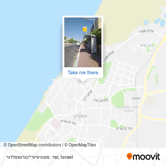 Карта שד. מונטיפיורי/טרומפלדור