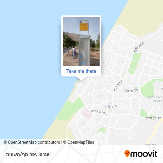 יפה נוף/השונית map