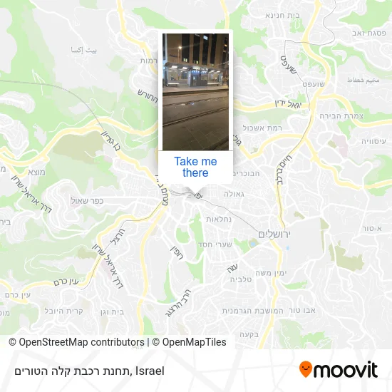 תחנת רכבת קלה הטורים map
