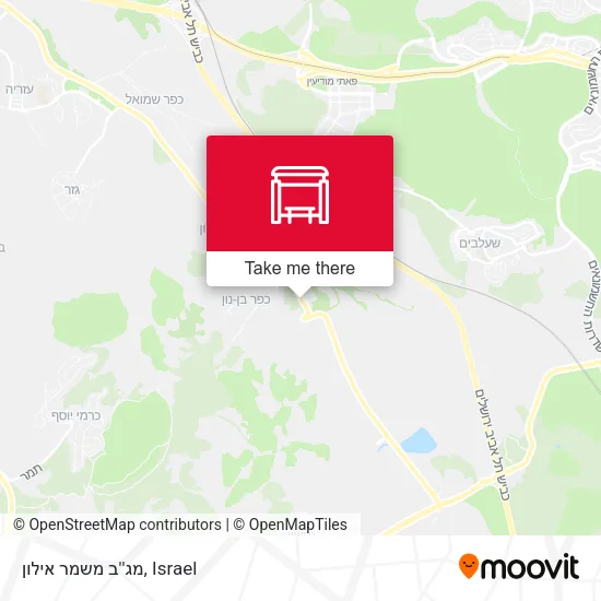 Карта מג''ב משמר אילון