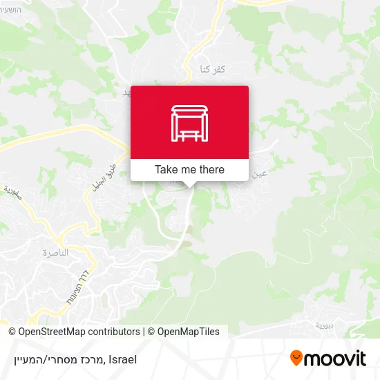Карта מרכז מסחרי/המעיין