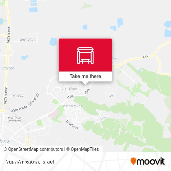 התעשייה/העמל map