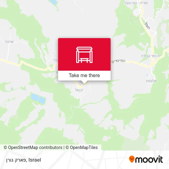 Карта פארק גורן