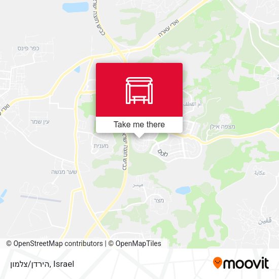 הירדן/צלמון map