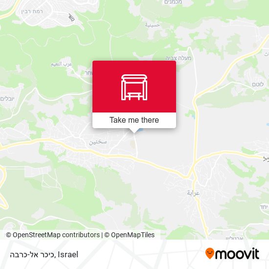 כיכר אל-כרבה map