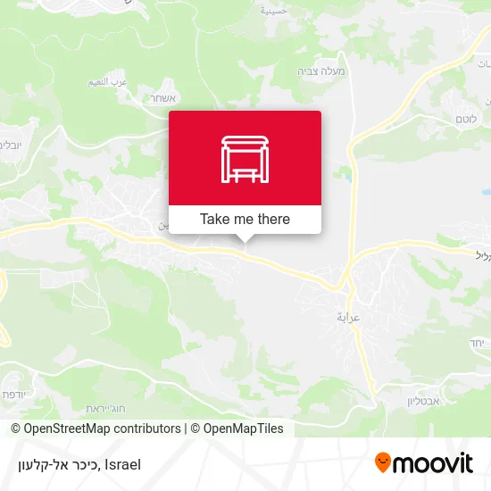 Карта כיכר אל-קלעון