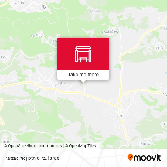 בי''ס תיכון אל-אמאני map