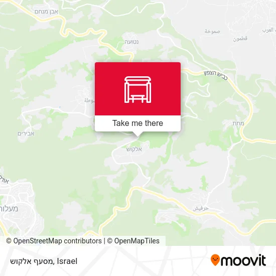 Карта מסעף אלקוש