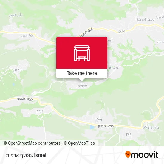 Карта מסעף אדמית
