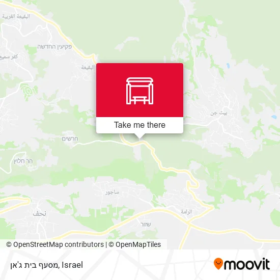 Карта מסעף בית ג'אן