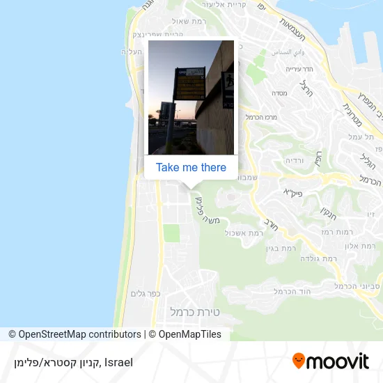 Карта קניון קסטרא/פלימן
