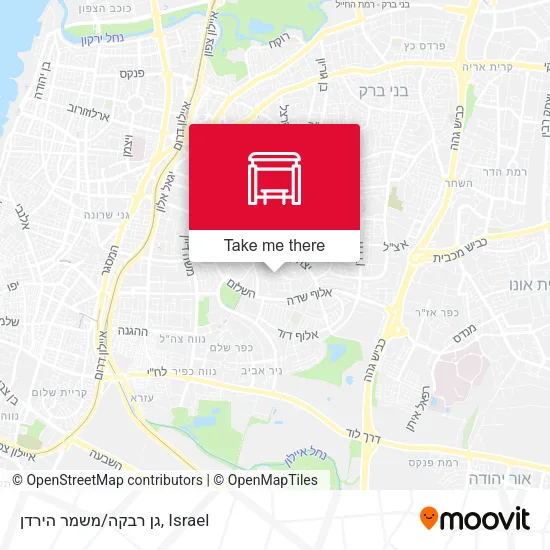 Карта גן רבקה/משמר הירדן
