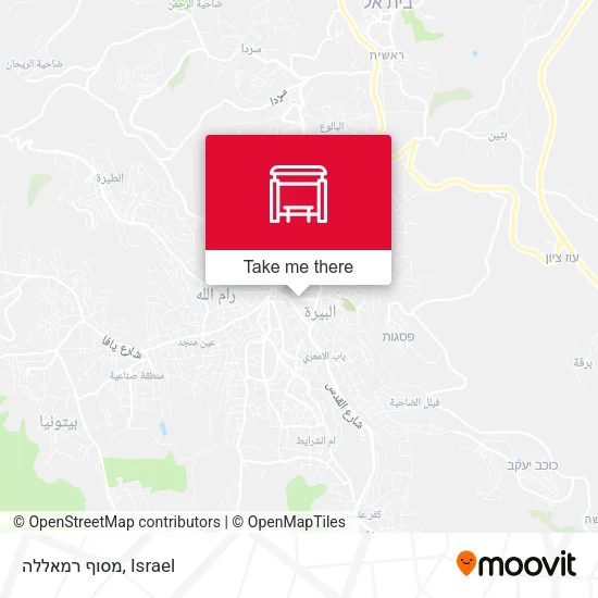 Карта מסוף רמאללה