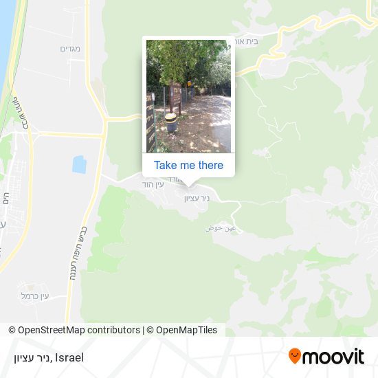 ניר עציון map