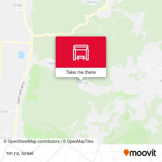 Карта עין חוד