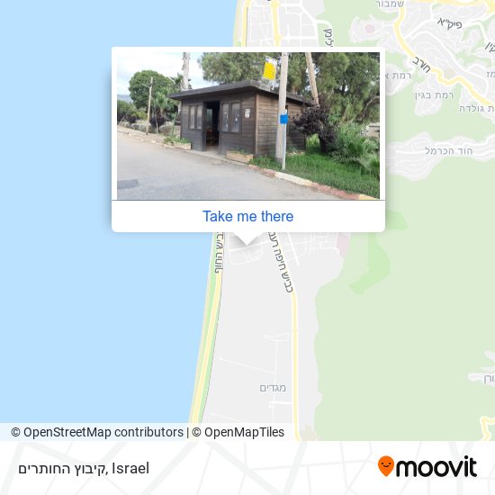 קיבוץ החותרים map