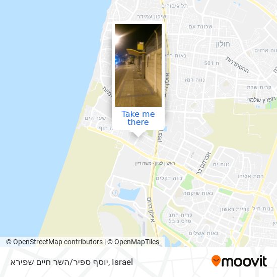יוסף ספיר/השר חיים שפירא map